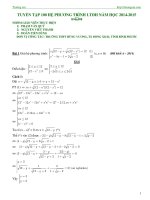 Tuyển tập 100 bài toán hệ phương trình luyện thi đại học mới nhất