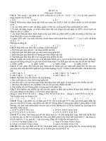 Đề thi tử TS ĐH môn Sinh học số 18