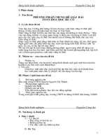 SKKN: Phương pháp chung để giải bài tập hóa hữu cơ