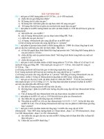 BÀI TẬP SINH HỌC LỚP 10