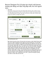 Huong dan thiet ke banner cho WEB
