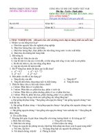 ĐỀ CÔNG NGHỆ 7