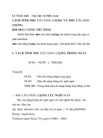 Lê Tuấn Anh-Dinh dưỡng cho người tập gym