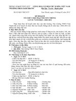 KẾ HOẠCH TRẠI 26/3