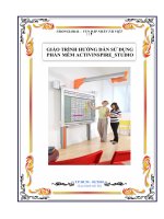 Giáo trình ACTIVINSPIRE dạy học bảng tương tác