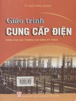 Giáo trình Cung cấp điện - Dùng cho các trường cao đẳng Kỹ thuật