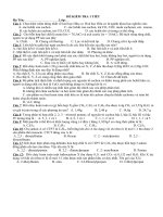 Đề kiểm tra hóa 11- 2011