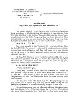 Hướng dẫn một số hình thức tuyên truyền năm Thanh niên 2011