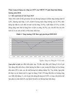 Thực trạng sử dụng các công cụ chính sách tiền tệ của ngân hàng nhà nước VN giai đoạn 2010