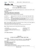 Giáo án buổi 2 tuần 26