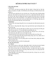 KẾ HOẠCH PHỤ DẠO TOÁN 7 KỲ II