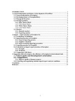 báo cáo thực tập công ty cổ phần nhựa châu âu (tiếng anh)