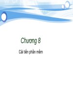 Bài giảng công nghệ phần mềm   chương 8  cải tiến phần mềm