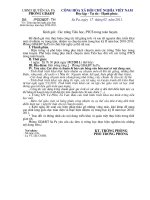 Công văn triệu tập giao ban 19-02-2011