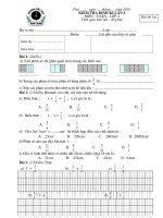 Đề thi GKII -  Toán 4 (90.2)