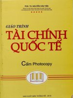 Giáo trình Tài chính quốc tế