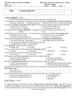 DE KIEM TRA 1 TIET VAN 9