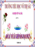 LT,Câu-T23-Nối câu ghép