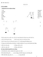 Bộ đề kiểm tra Lí 6789 cuối năm