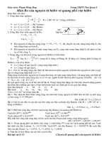 bai tap quang pho hidro