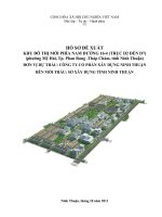 hồ sơ đề xuất KHU ĐÔ THỊ MỚI PHÍA NAM ĐƯỜNG 16-4 (TRỤC D2 ĐẾN D7)