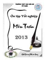 Ôn tập tốt nghiệp môn toán lớp 12 trường THPT Chu Văn An