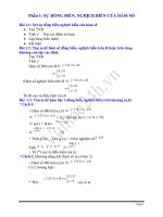 Các dạng toán lớp 12 ôn thi đại học