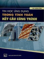 Tin học ứng dụng trong tính toán kết cấu công trình