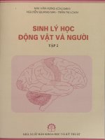 Sinh lý học động vật và người. Tập 2
