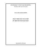 SKKN Tọa độ của điểm, phương trình đường thẳng trong mặt phẳng tọa độ