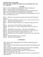 ĐỀ CƯƠNG ÔN TẬP TOÁN 6 THỐNG