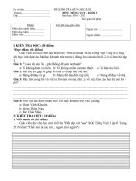 Đề Kiểm tra giữa kỳ II_Tiếng Việt lớp 3_3