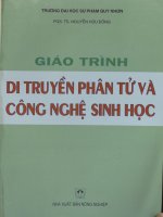 Giáo trình Di truyền phân tử và công nghệ sinh học - Dùng cho sinh viên năm thứ 4 và cao học ngành sinh vật học