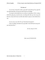 Tổ chức công tác vận tải hành khách ga Vinh dịp tết 2010