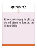 Bài giảng vật lý kiến trúc  chương 2