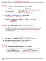 passive and conditional