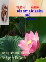 Ngữvăn 6 tiết 93, 94 Đêm nay Bác không ngủ