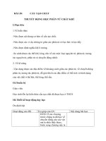 BÀI 28:  Cấu tạo chất. Thuyết động học phân tử