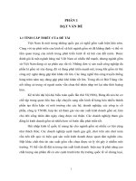 Nghiên cứu tình hình sản xuất kinh doanh của các cơ sở SXKD gốm sứ Xã Bát Tràng, huyện Gia Lâm, Hà Nội.