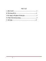 SKKN Sử dụng sơ đồ phân bố thời gian để giải nhanh các bài toán tìm thời gian trong dao động điều hòa ( Vật lý 12- Chương trình chuẩn)