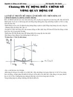 Giáo trình Nguyên lý động cơ đốt trong chương 9 Tự động điều chỉnh số vòng quay động cơ.PDF