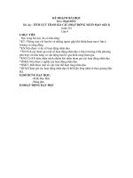 TÍCH CỰC THAM GIA CÁC HOẠT ĐỘNG NHÂN ĐẠO  (tiết 1)