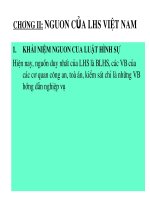 Bài giảng Luật hình sự Việt Nam-Chương 2 Nguồn của luật hình sự Việt Nam