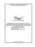 SKKN Hướng dẫn học sinh học tập môn QP-AN theo hướng phát huy khả năng tự học nhằm nâng cao chất lượng môn GD QP-AN ở trường THPT Quảng Xương