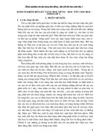 Sáng kiến kinh nghiệm Kinh nghiệm rèn kỹ năng đọc đúng - đọc tốt cho học sinh lớp 1