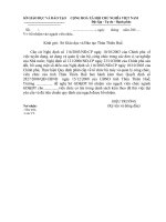 Hồ sơ hết tập sự mới