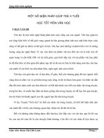 Sáng kiến kinh nghiệm MỘT SỐ BIỆN PHÁP GIÚP TRẺ 4 TUỔI  HỌC TỐT MÔN VĂN HỌC