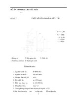 Đồ án CTM-Thiết kế hệ dẫn động xích tải, đề 7