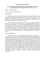 SKKN MỘT SỐ BIỆN PHÁP CHỈ ĐẠO HOẠT ĐỘNG VUI CHƠI NGOÀI TRỜI CHO TRẺ TRONG TRƯỜNG MẪU GIÁO