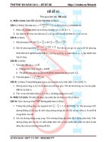 đề thi thử 2011 - đề số 30